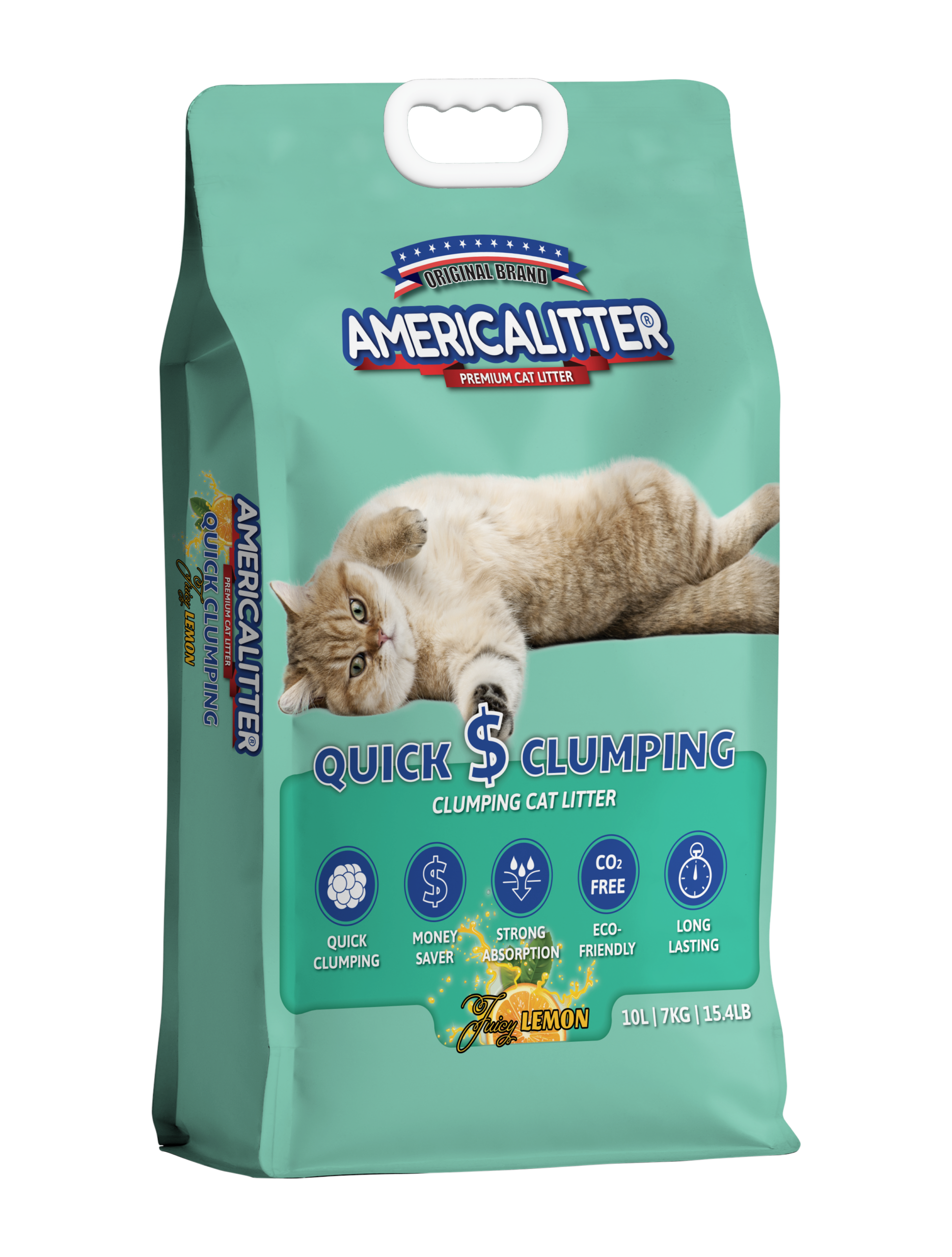 Arena America Litter Quick Clumping Limón