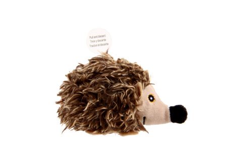 erizo de peluche con sonido para gatos GiGwi Melody Chaser juguete interactivo