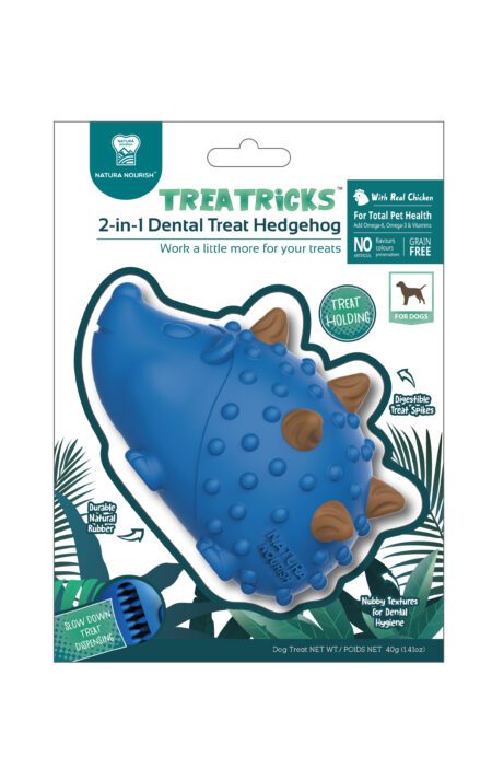 Pet Treat 2 en 1 dental erizo (sabor pollo)