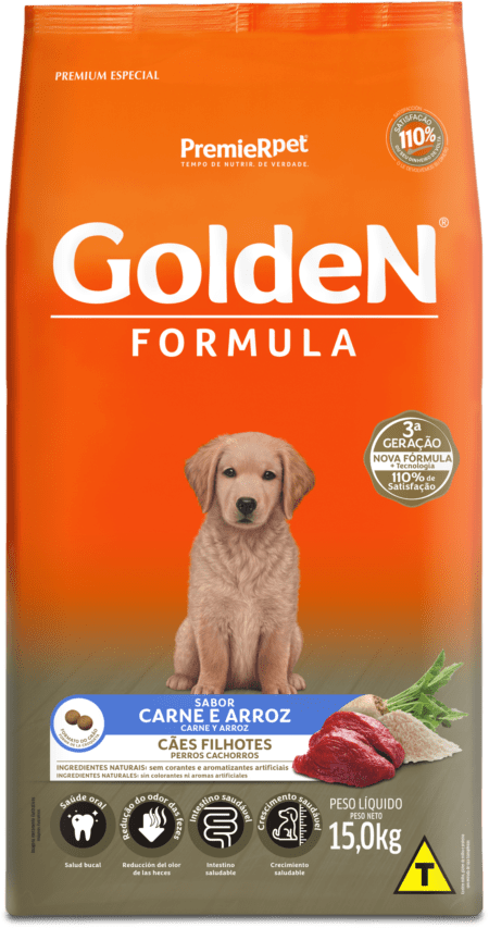 GoldeN® Formula Perros Cachorros Carne y Arroz