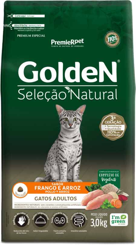 GoldeN Selección Natural Gatos Adultos