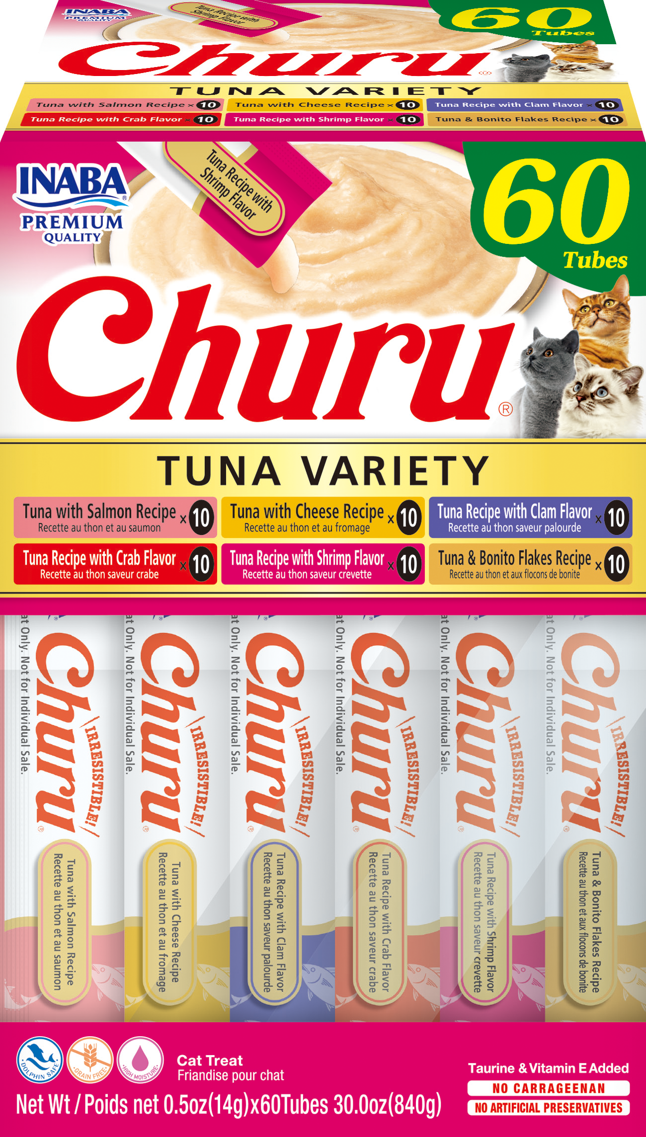 NUEVO * Churu Variedades Atún 60P