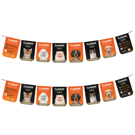 BANDERITAS GOLDEN PREMIERPET