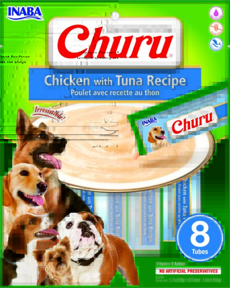 Dog Churu 8P Chicken with Tuna Recipe