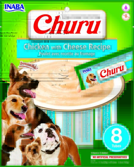 Dog Churu 8P Chicken with Cheese Recipe