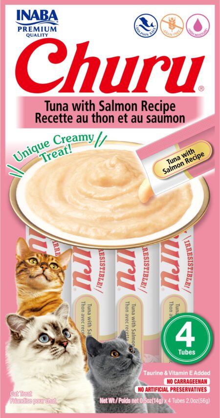 Churu Atún con Salmón (paquete conteniendo 4 tubitos)