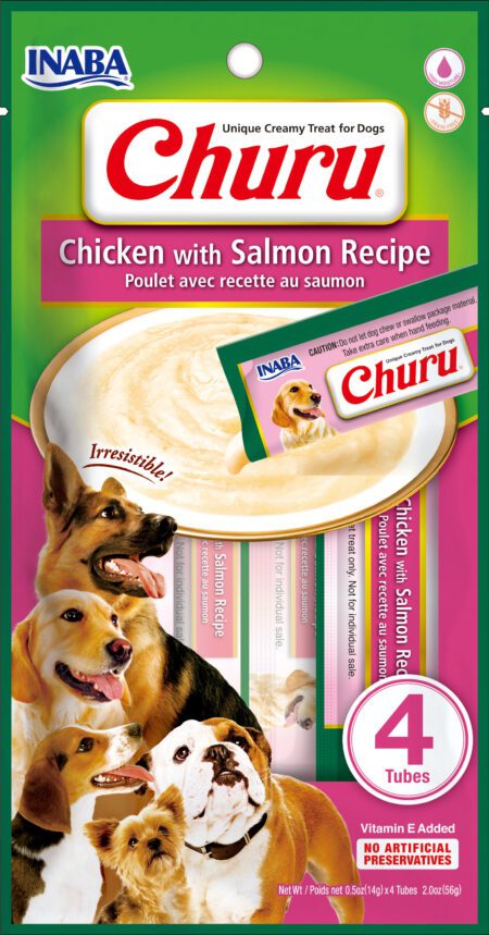 Dog Churu 4P Chicken with Salmon Recipe