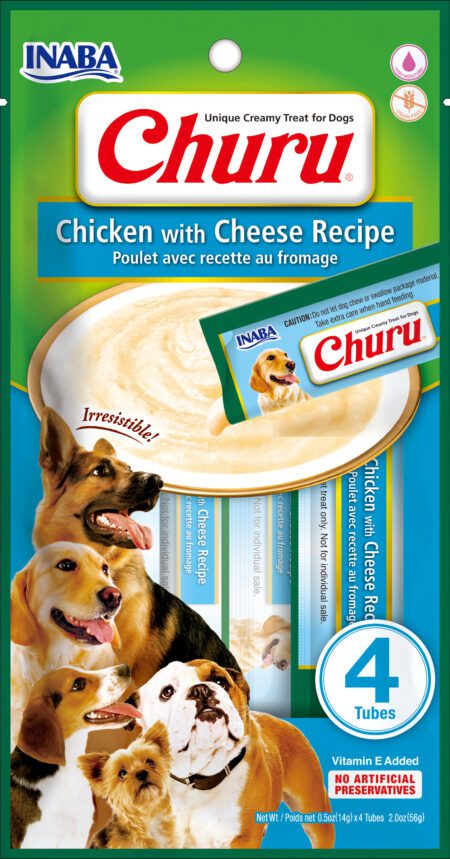Dog Churu 4P Chicken with Cheese Recipe